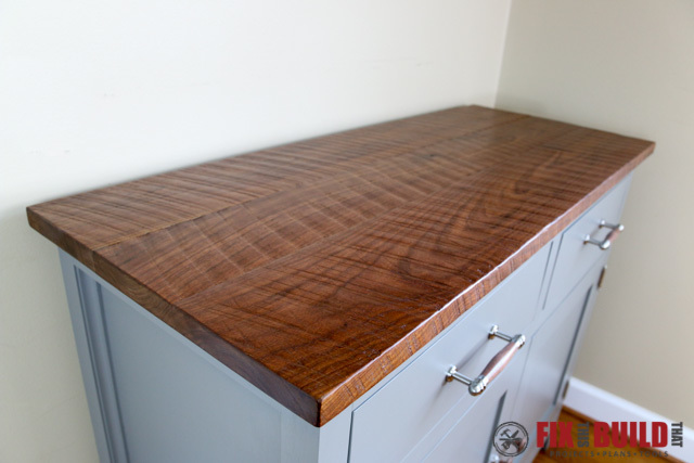 DIY Sideboard Cabinet Top