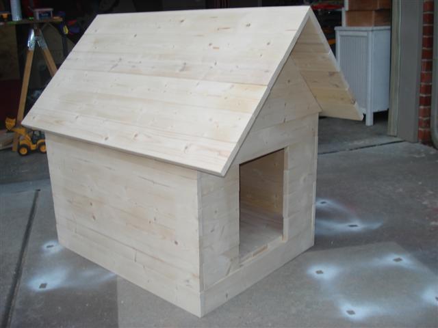 plywood dog house
