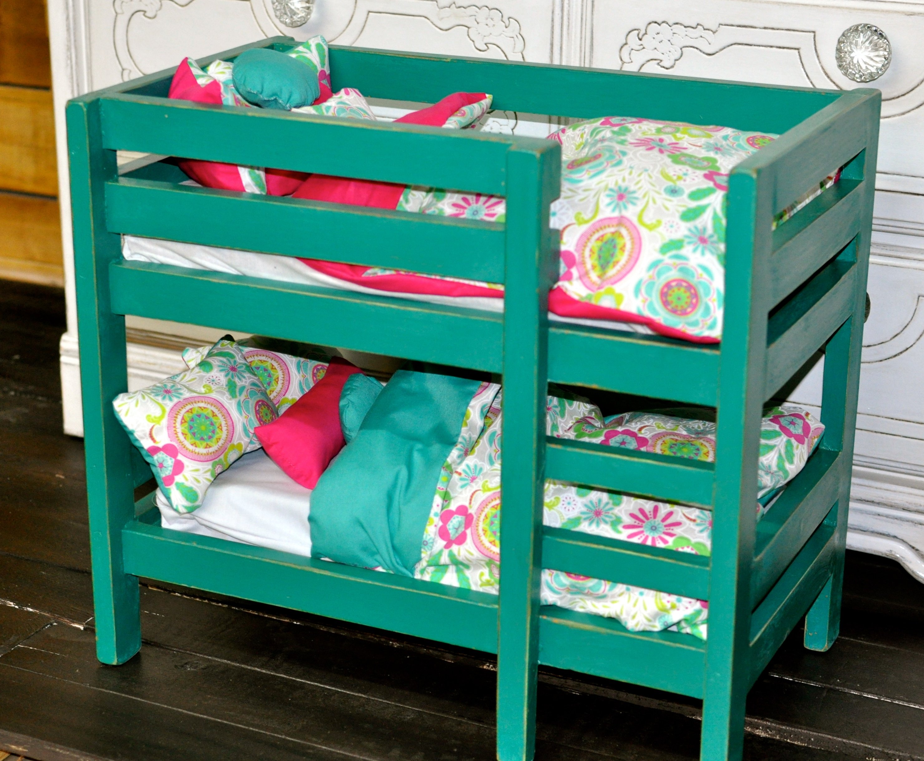 American Girl Doll Bunk Beds Ana White, How To Make A 18 Inch Doll Bunk Bed