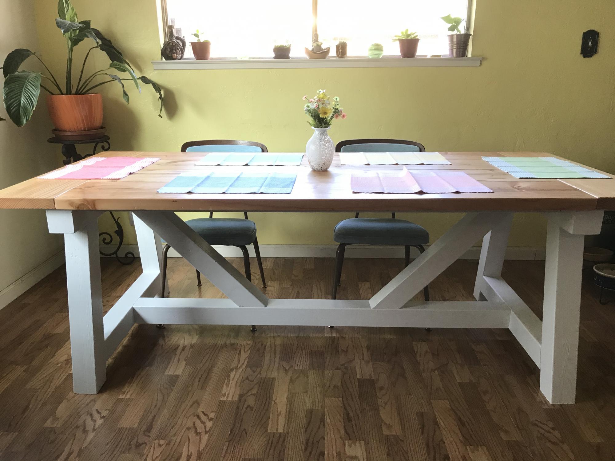 kitchen table plans mortise drawer