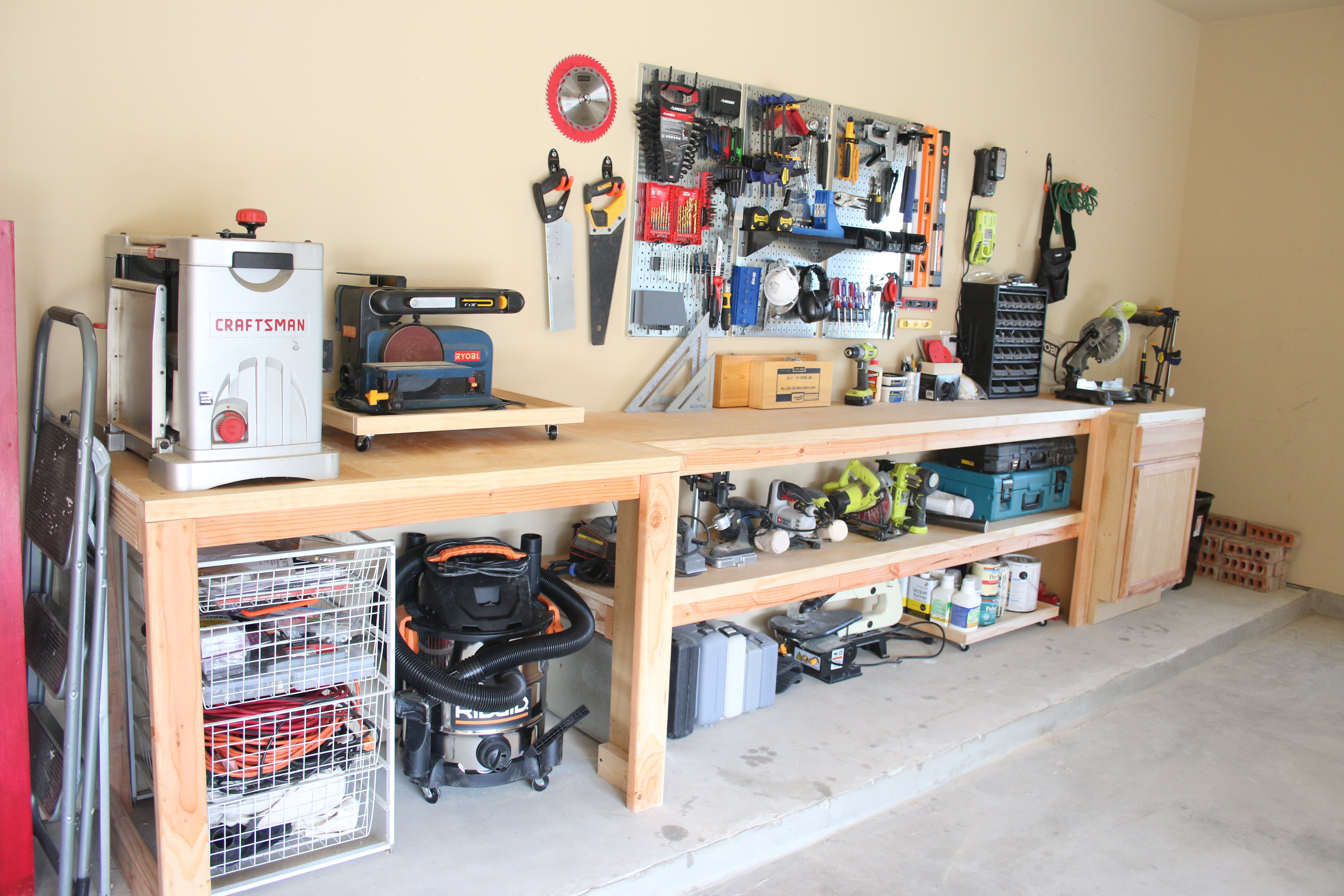 Easy and Fast DIY  Garage Workshop  Ana White