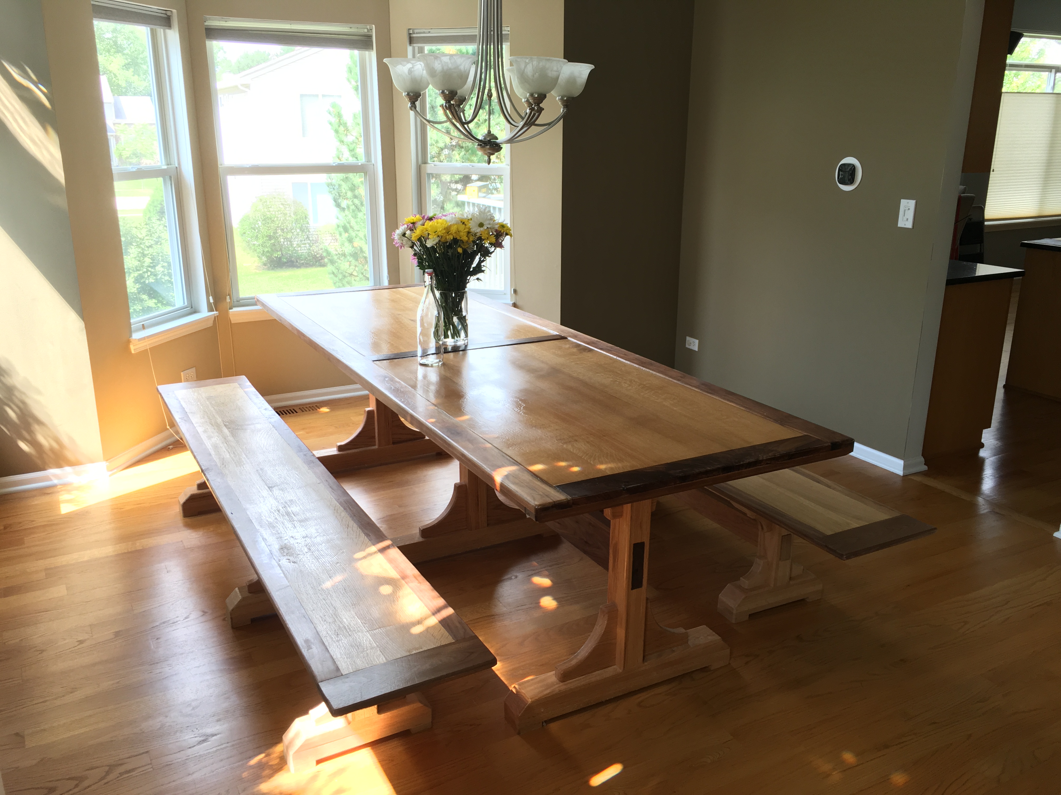 Studio82 Build Farmhouse Table With Quartersawn White Oak And