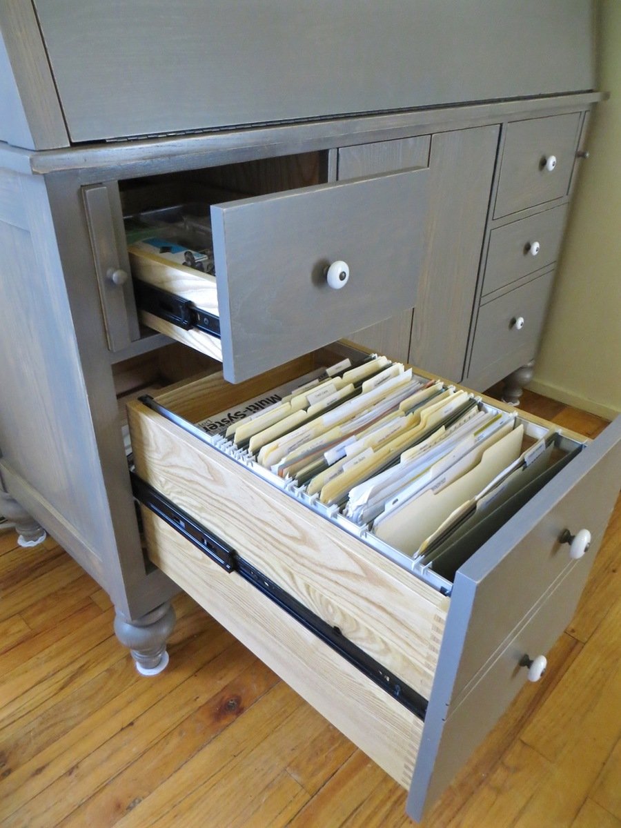 Drop-Down Door Hutch Desk | Ana White