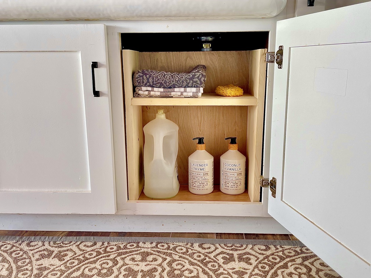 Under Kitchen Sink Organizer Shelf