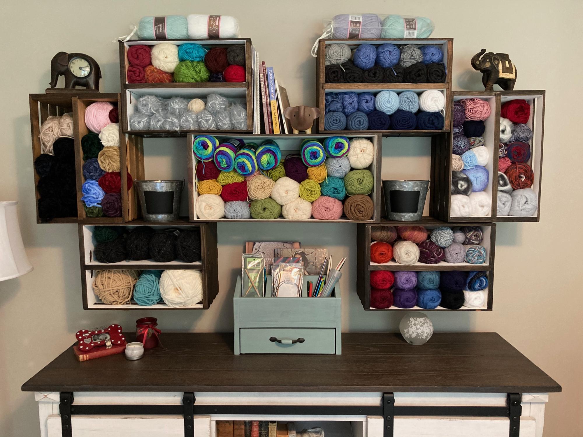 Crochet Organizer, Knitting Kit Organizer, Crochet Sewing