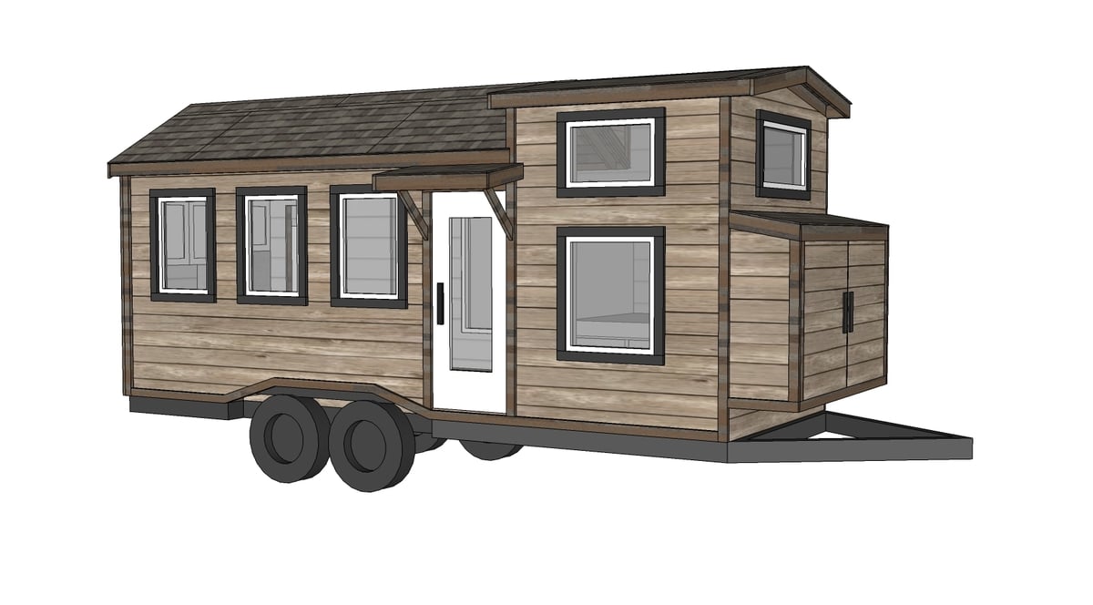 Tiny house made on floorplanner.com