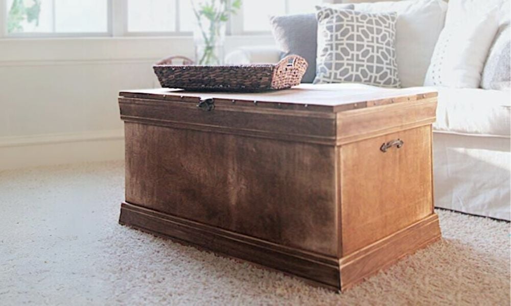pottery barn trunk free plans