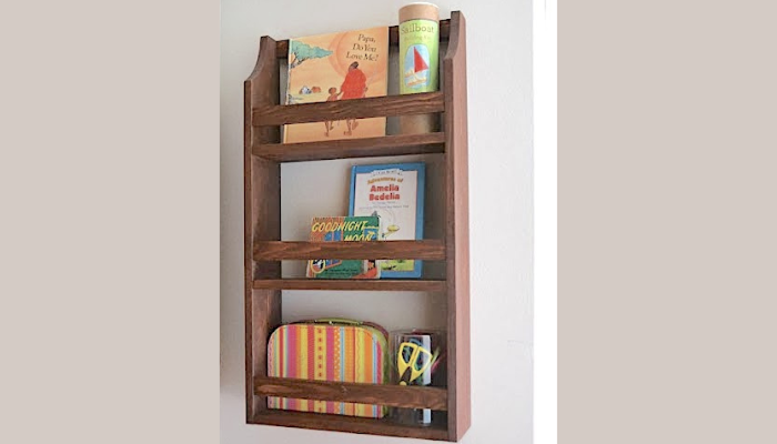 wall shelf free plans