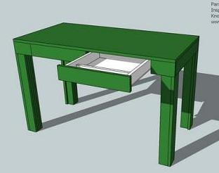 Ana white simple desk deals