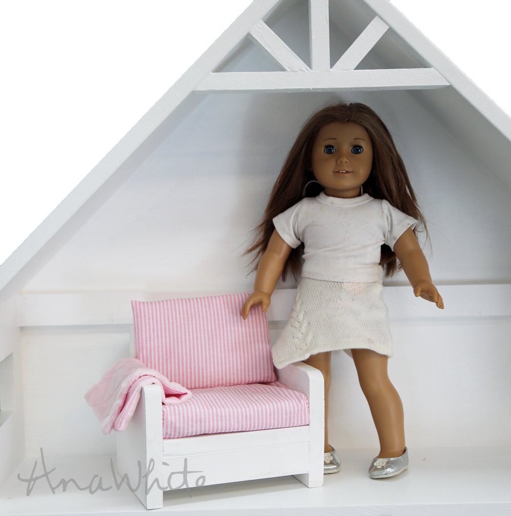 American girl doll sofa plans