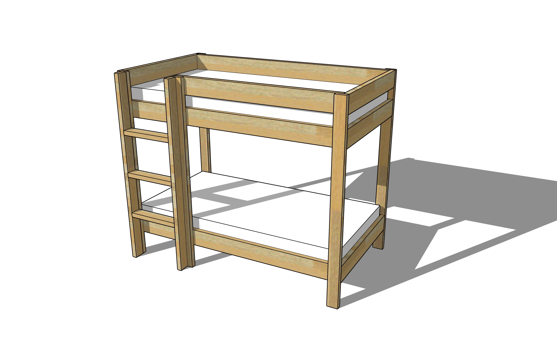 ana white essential bunk bed plans