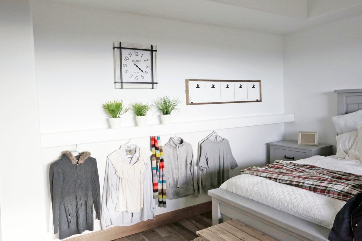 Floating Shelf Hidden Closet | Ana White