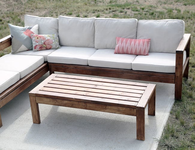 2x4 Outdoor Coffee Table Ana White, How To Make An Outdoor Patio Coffee Table