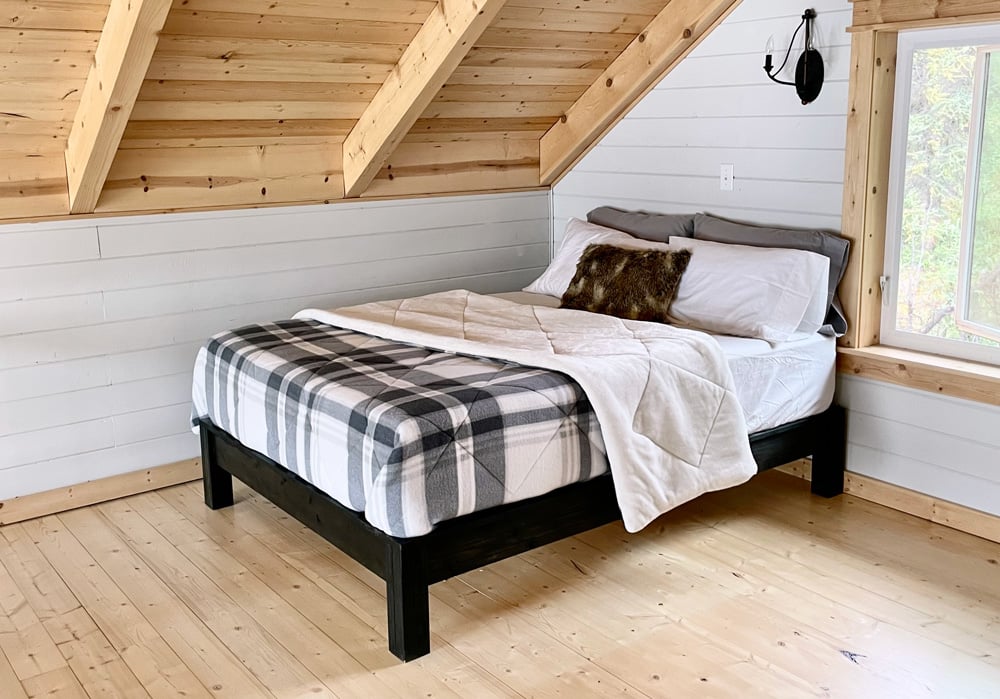 Essential Bed Frame In All Sizes Ana White - Diy Wooden Bed Frame Queen