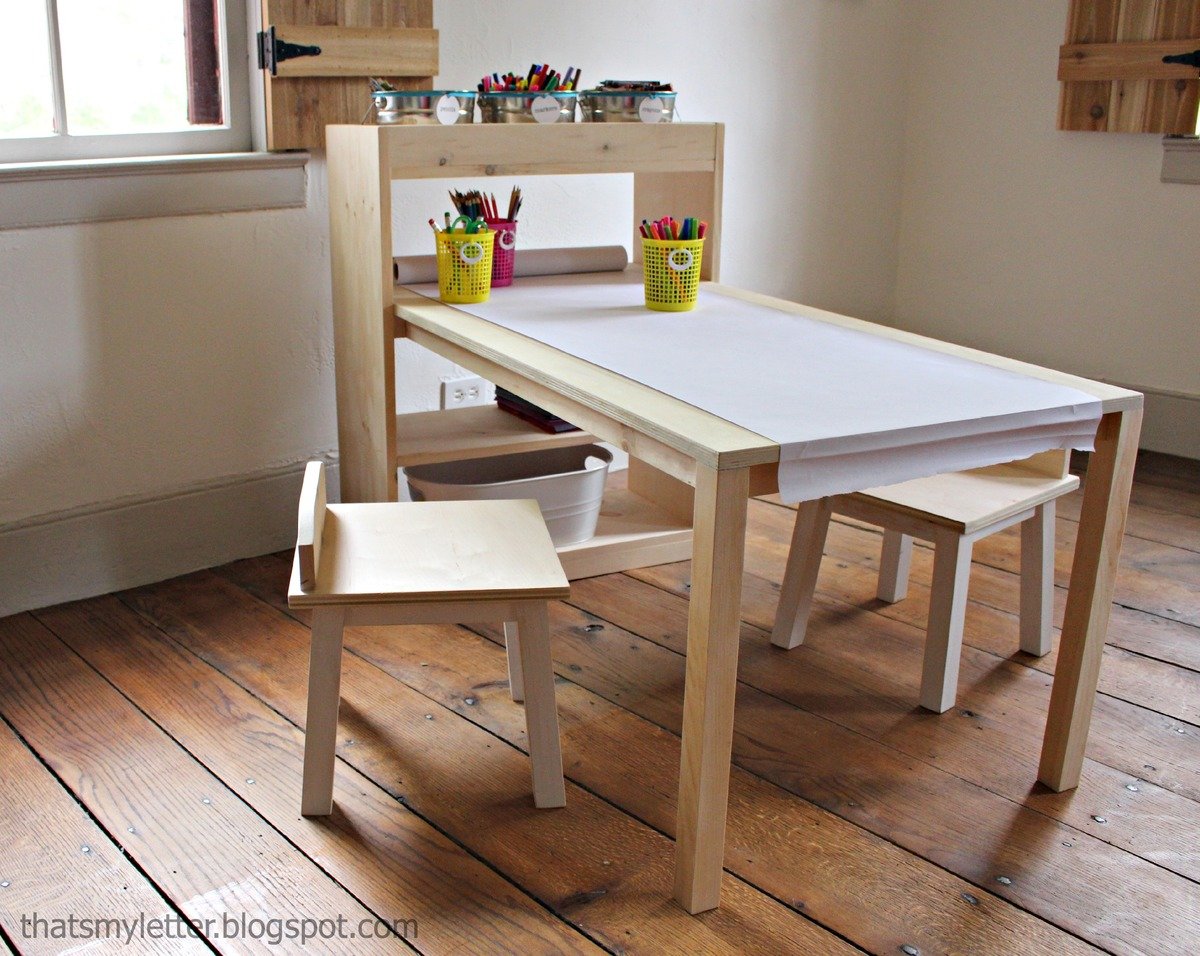 Ana White - Check out this Extra Large Modern Craft Table!