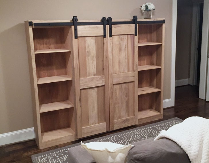 barn door entertainment center