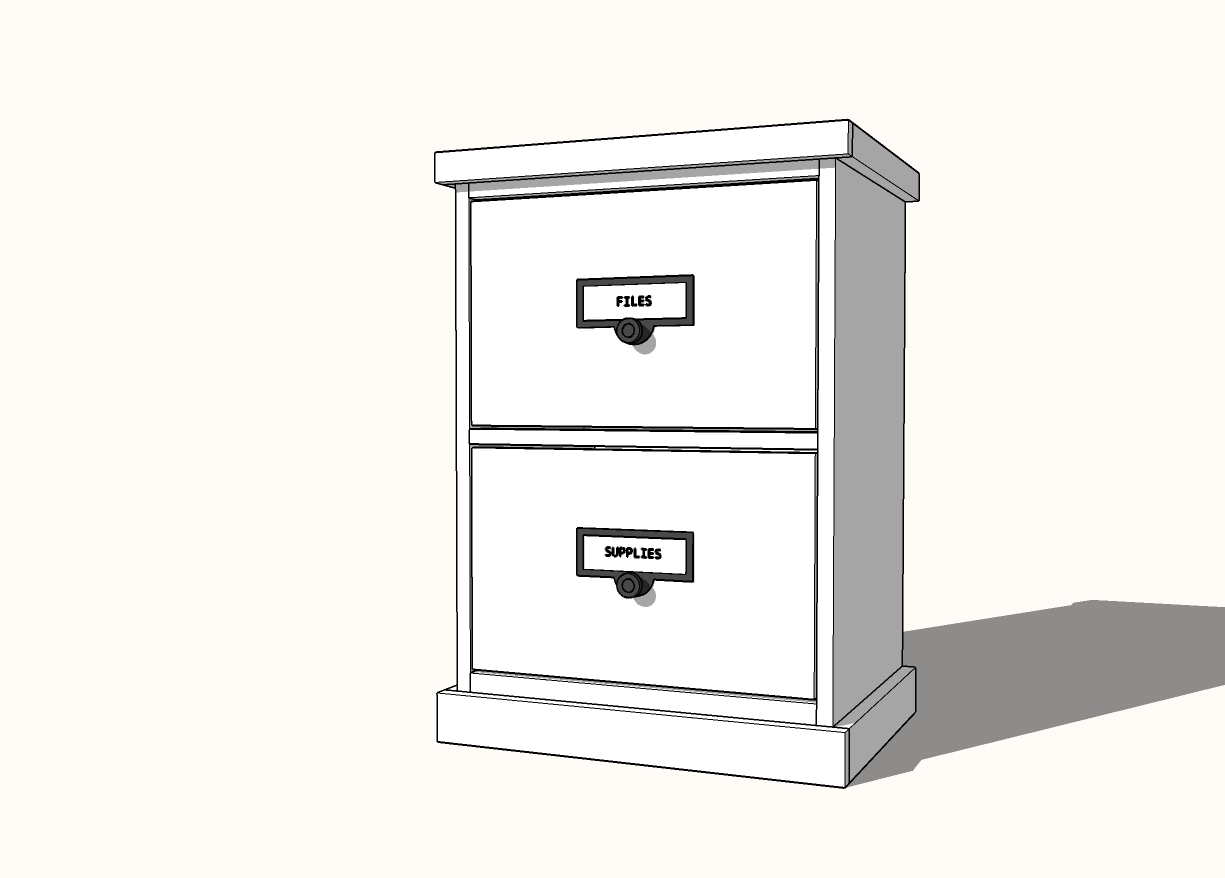 build your own office desk system drawer base