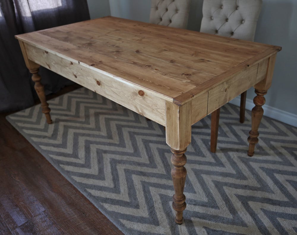 Small Old English Style Farmhouse Dining Table Ana White