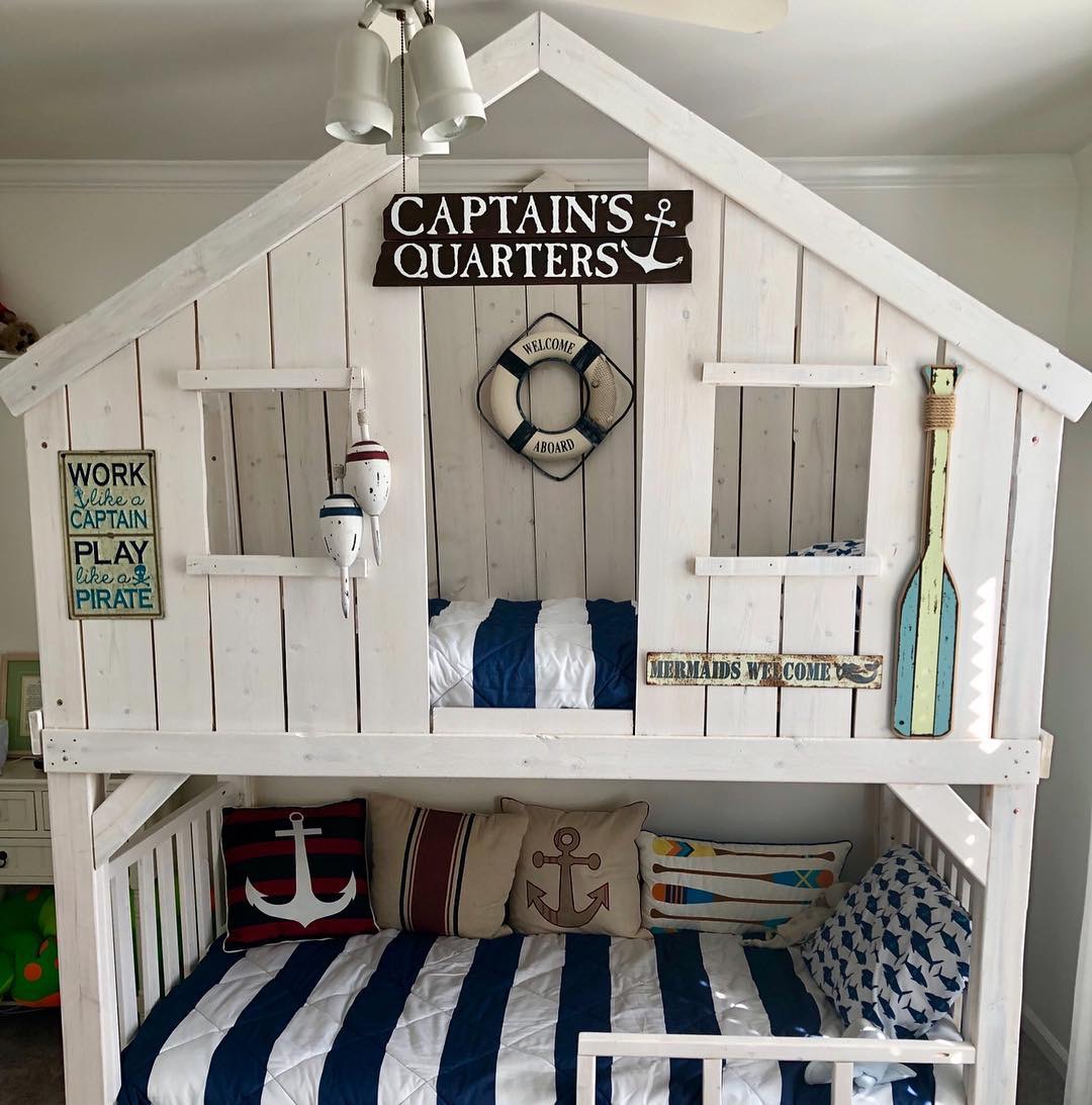 Grandkids Using The Clubhouse Bed Plans, Clubhouse Bunk Bed