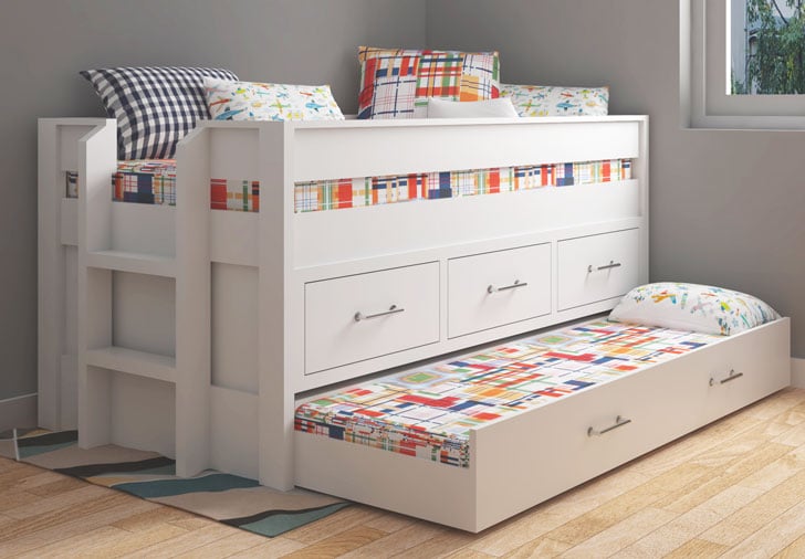 Captains Bed With Trundle Ana White, Captains Bunk Bed With Trundle