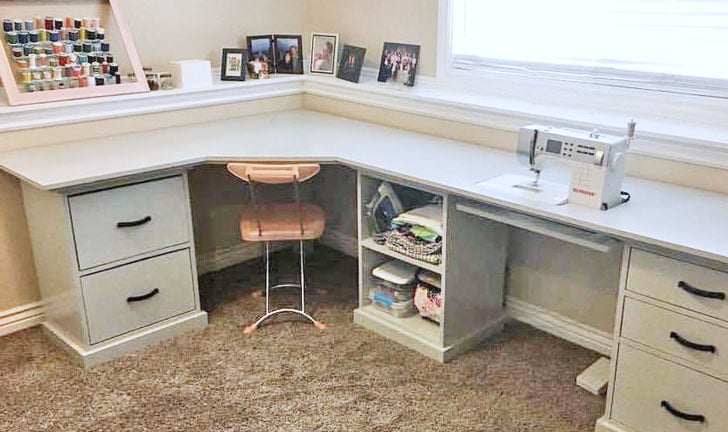 15 DIY Desk Plans for Your Home Office - How to Make an Easy Desk