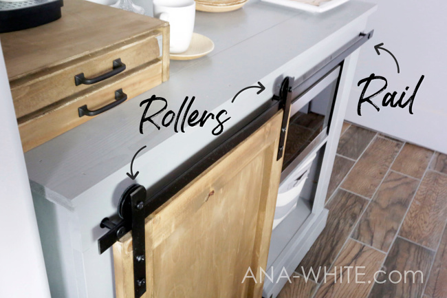 Diy Barn Door Hardware From Washers Ana White