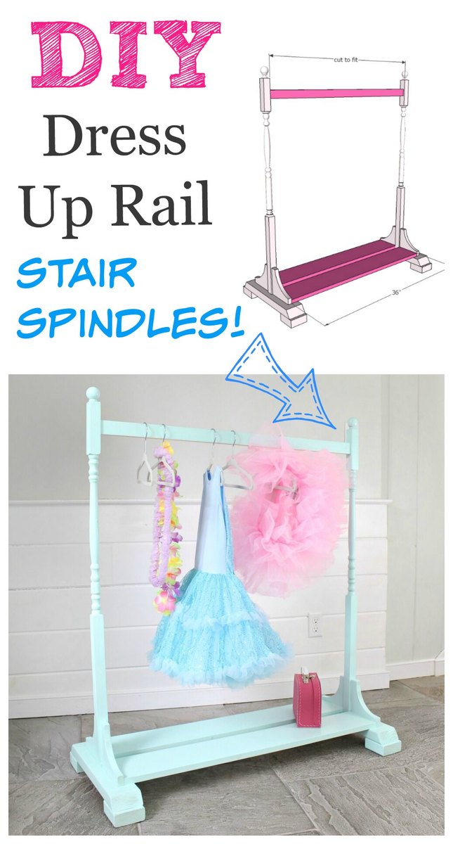 princess dress up rail