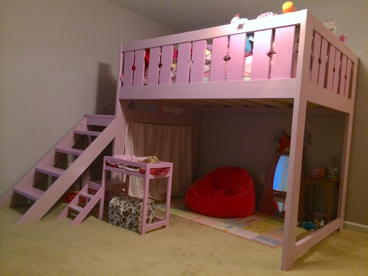 loft bed for full size mattress