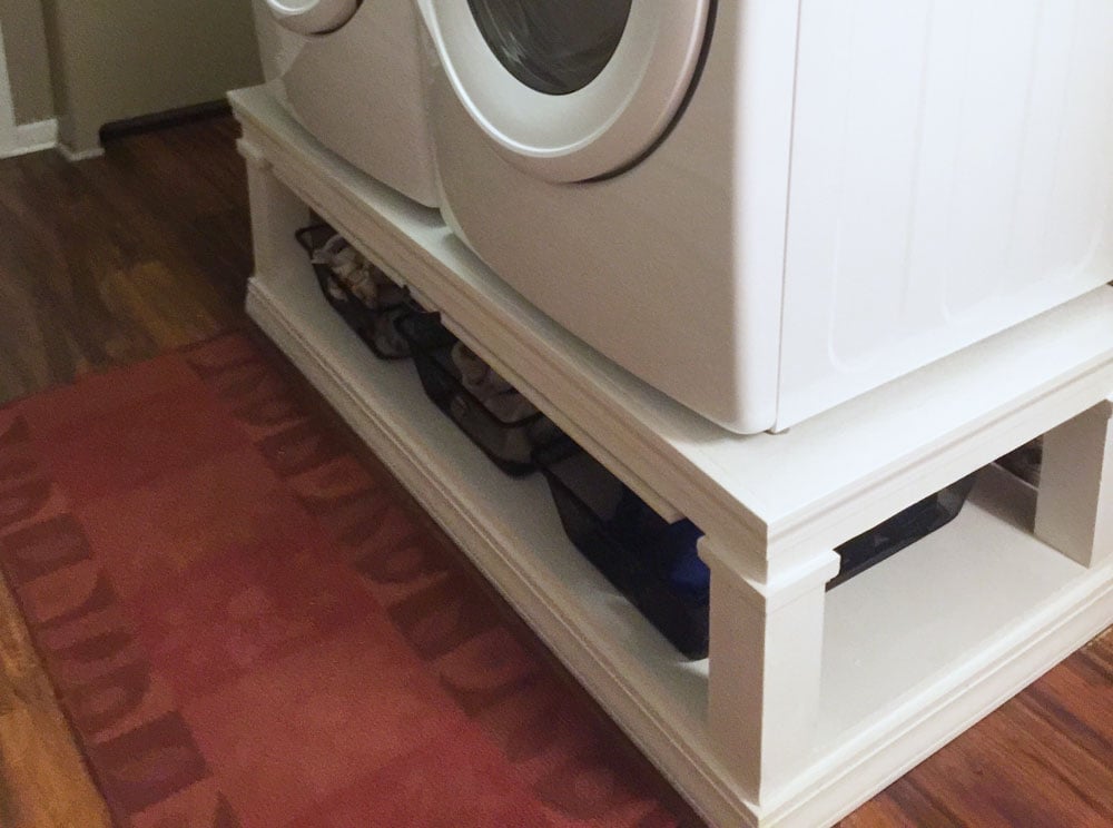 DIY Laundry Pedestal - Addicted 2 DIY