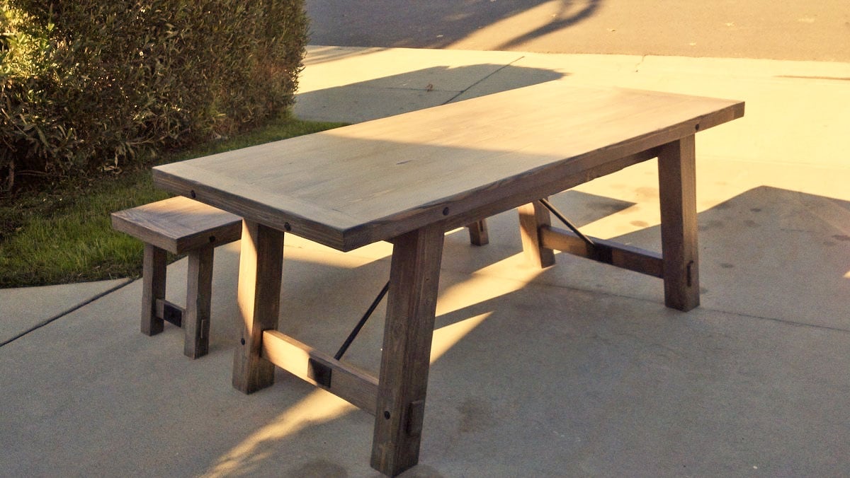 Benchright Industrial Farmhouse Table