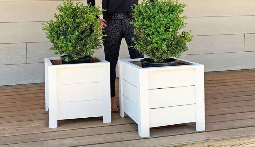 easy build planter boxes cedar