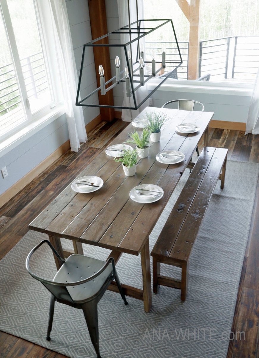Beginner Farm Table 2 Tools 50 Lumber Ana White Beginner Farm Table 2 Tools 50 Lumber Ana White