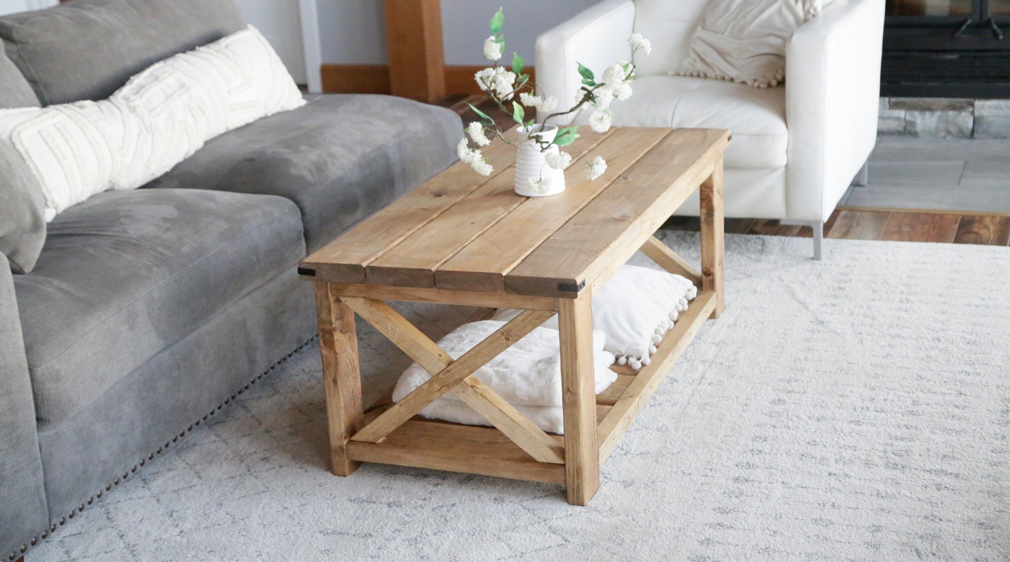White farm coffee deals table