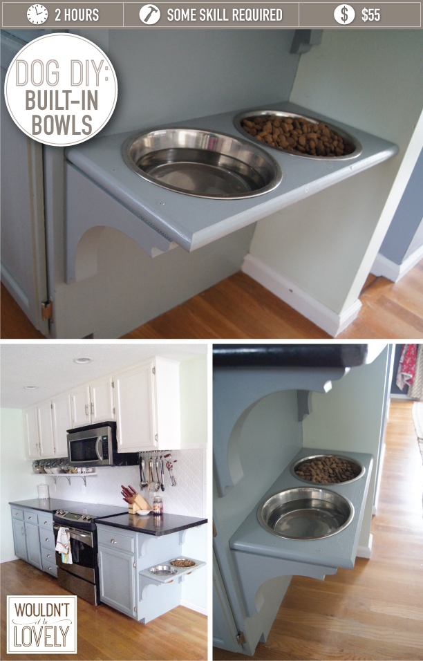 DIY Pet Feeding Station - Featuring Wouldn't it be Lovely