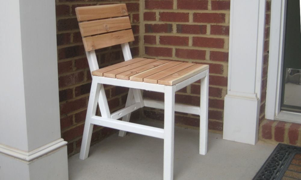 outdoor dining chair plans