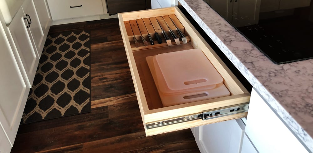 all sizes Drawer Runners Push to Open Kitchen Drawer Box Sides 