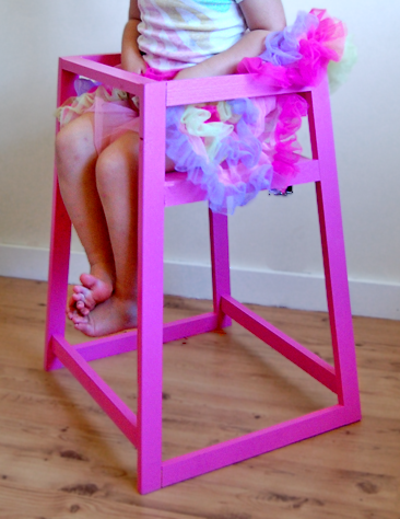 diy restaurant style high chair