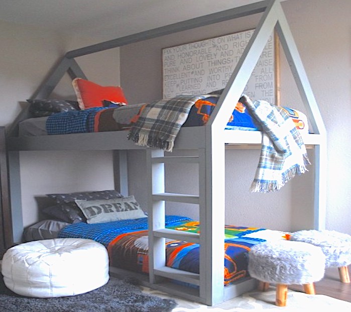 Build A House Bunk Bed | Ana White