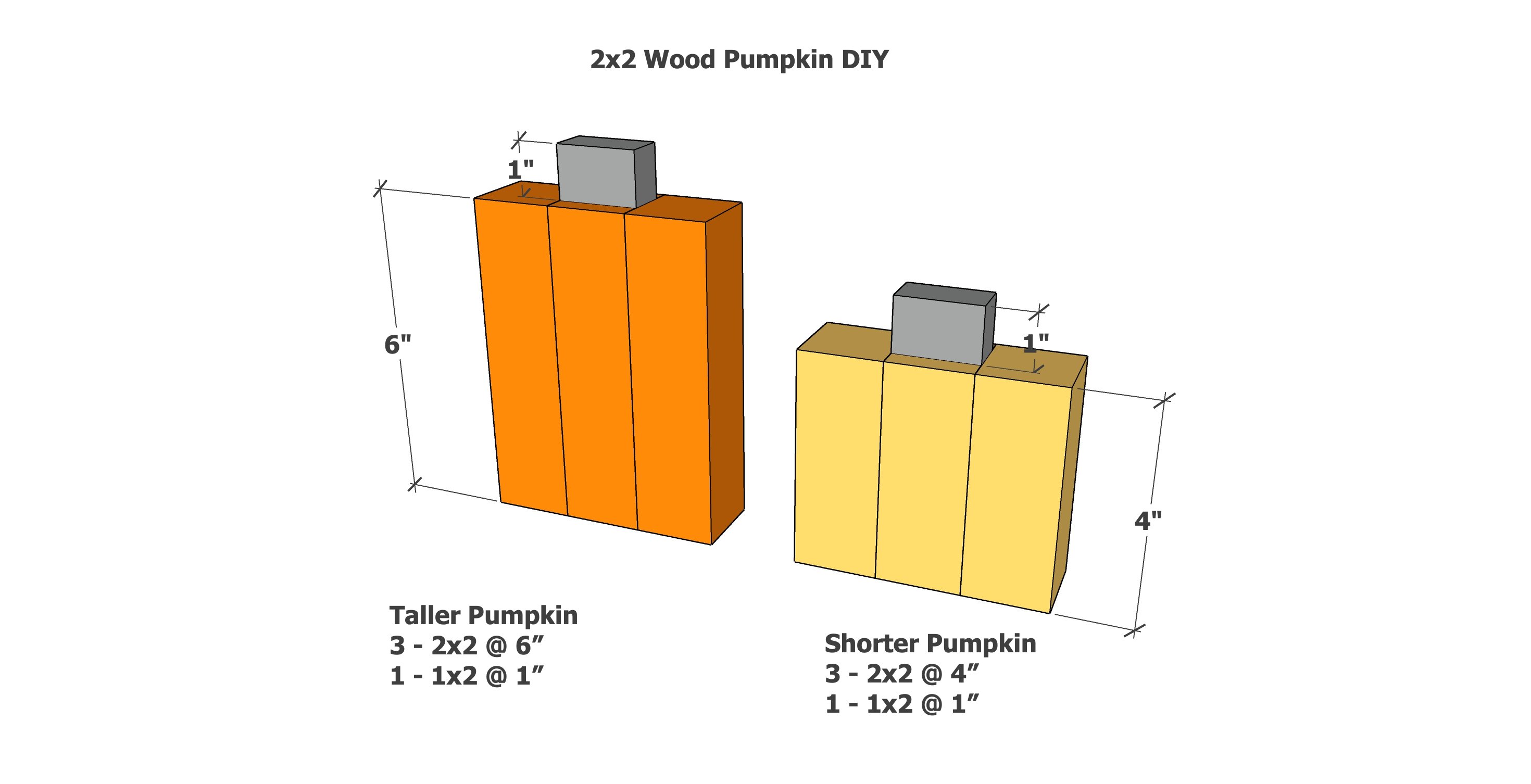 small wood pumpkin diy project