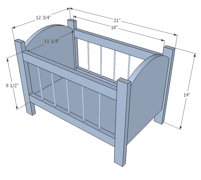 dolls cots