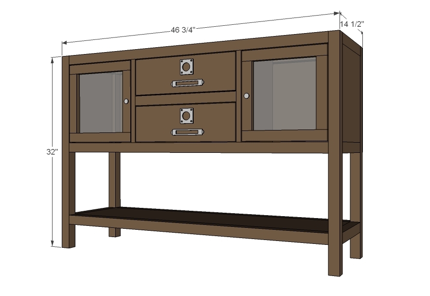 console table plans