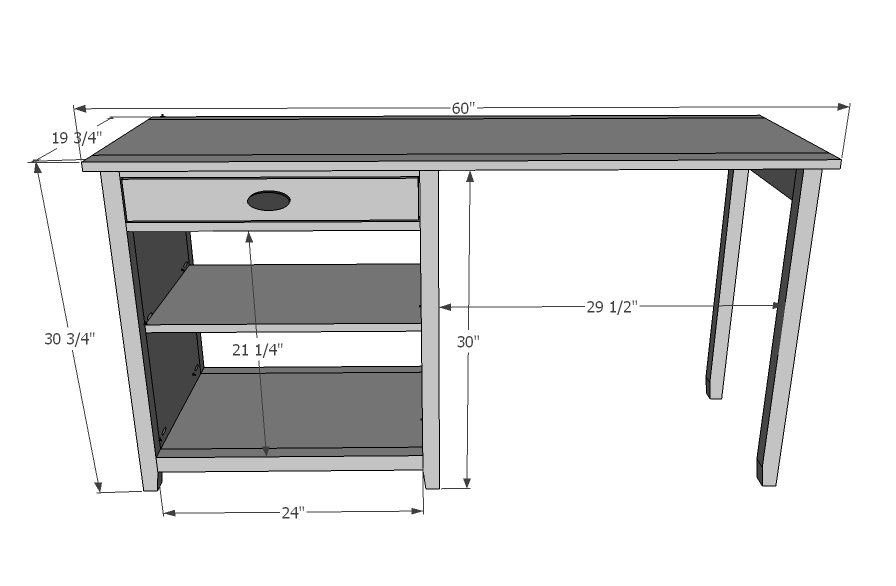 Channing Desk Ana White