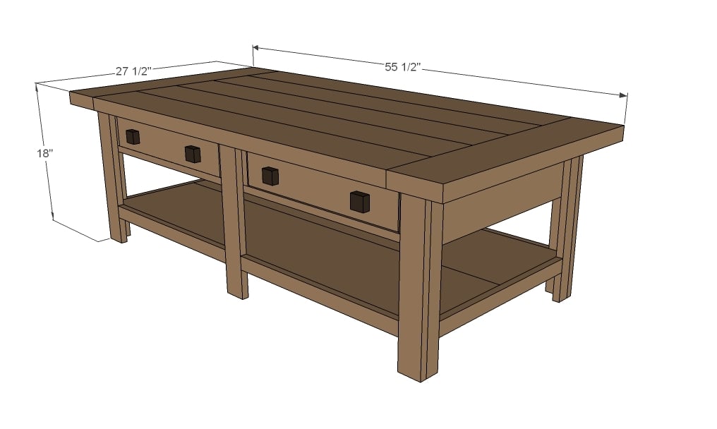 coffee table plans