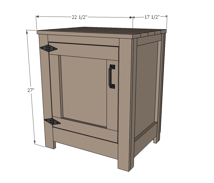 nightstand dimensions