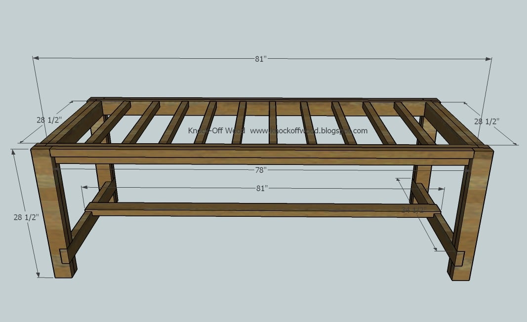 farmhouse table dimensions