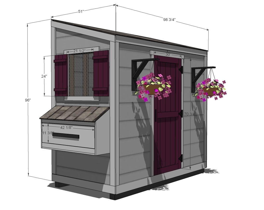 Shed Chicken Coop Plans 