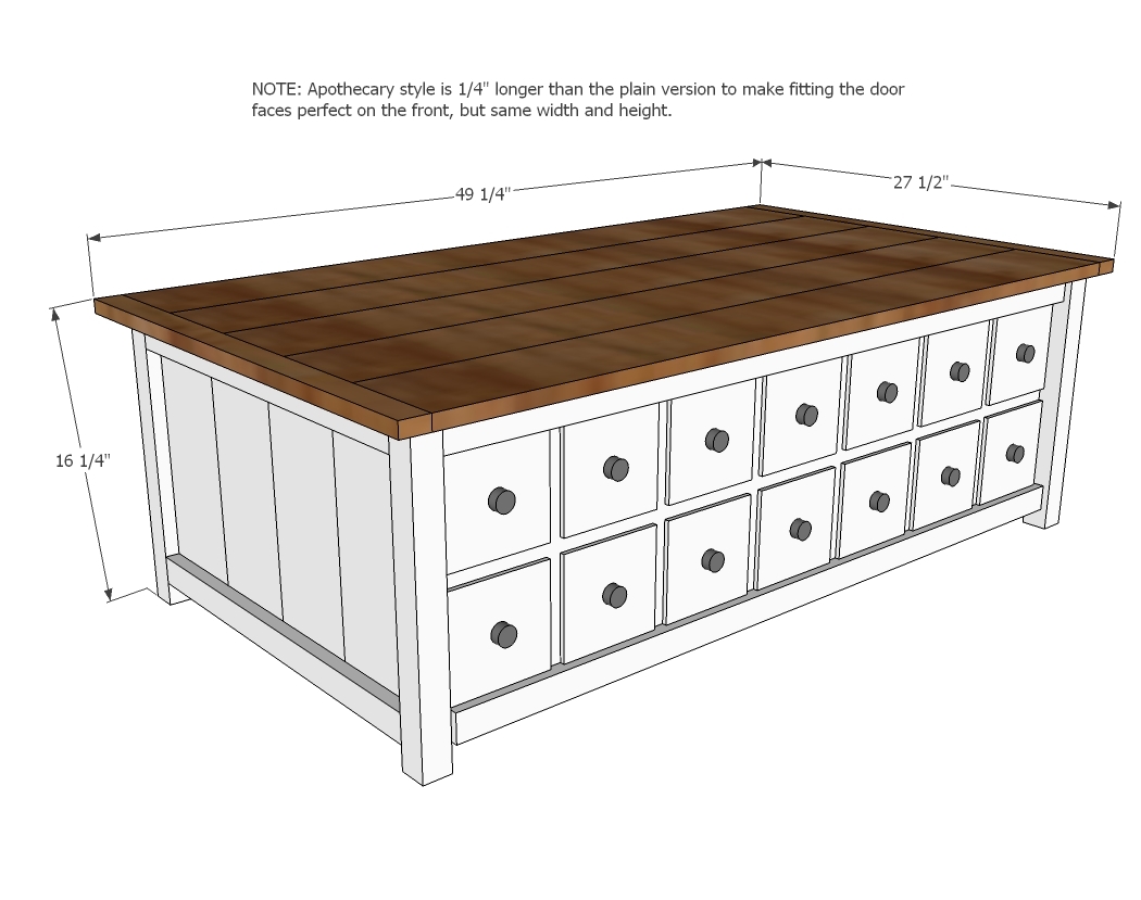 coffee table with trundle drawer