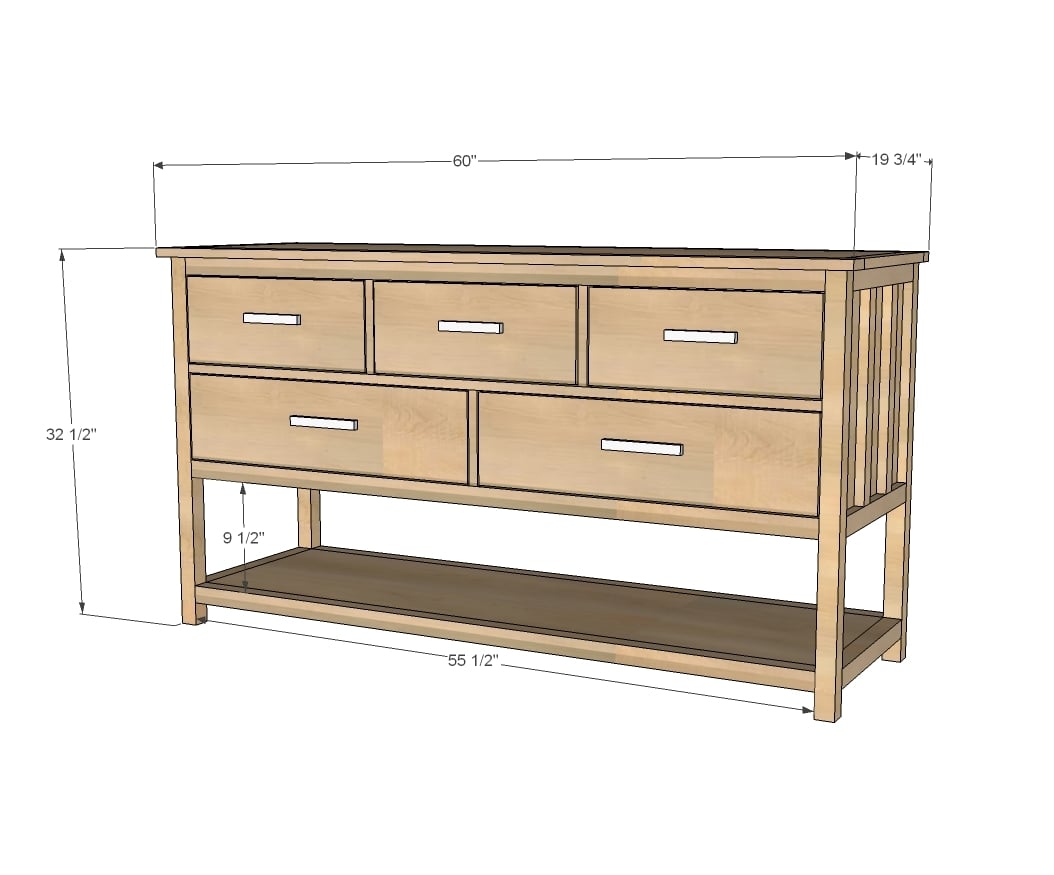 free dresser plans