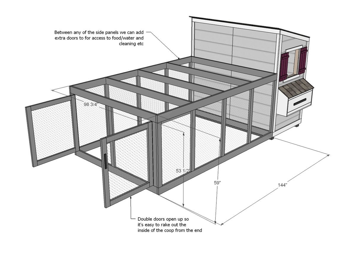 chicken run plans