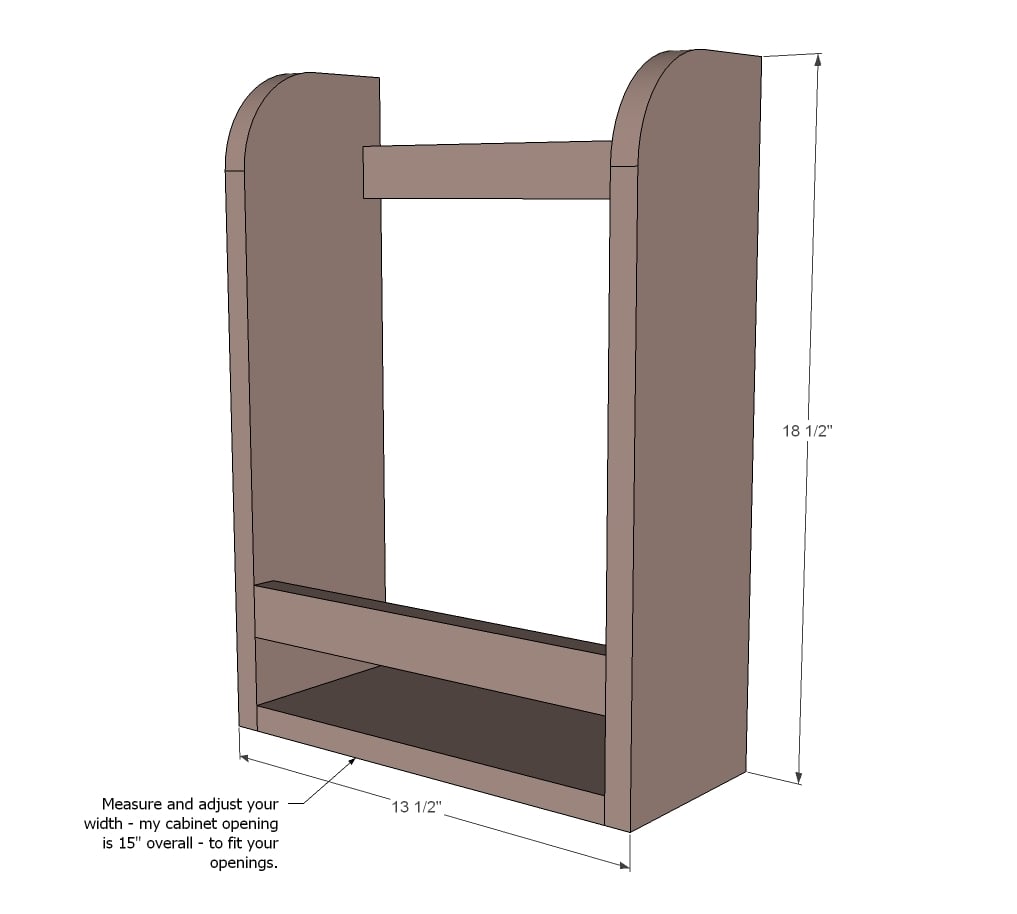 Kitchen Cabinet Door Organizer Paper Towel Holder